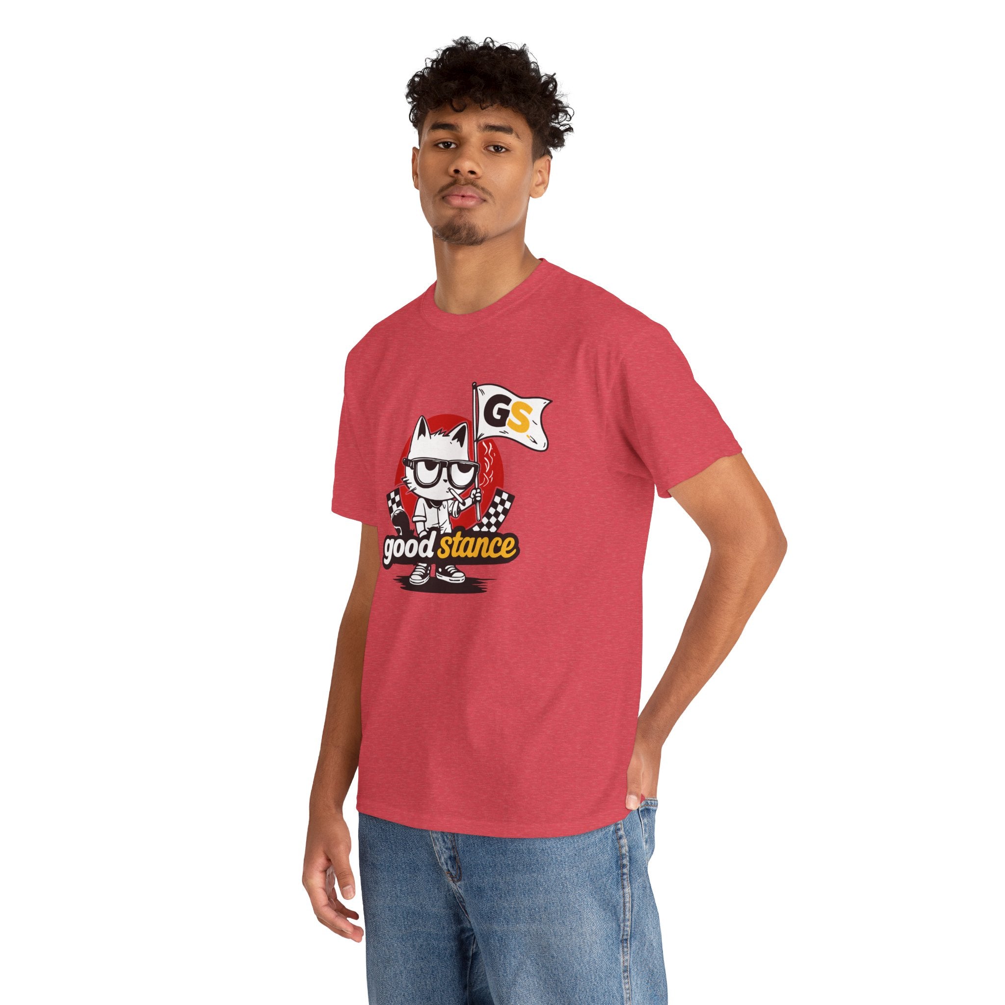 Good Stance Cat graphic tee