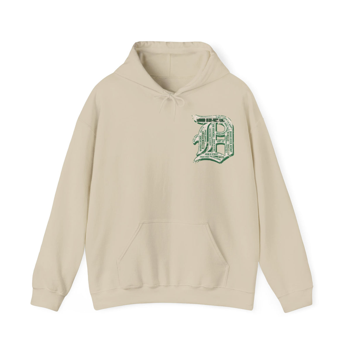 Detroit Vintage Street signs Hoodie