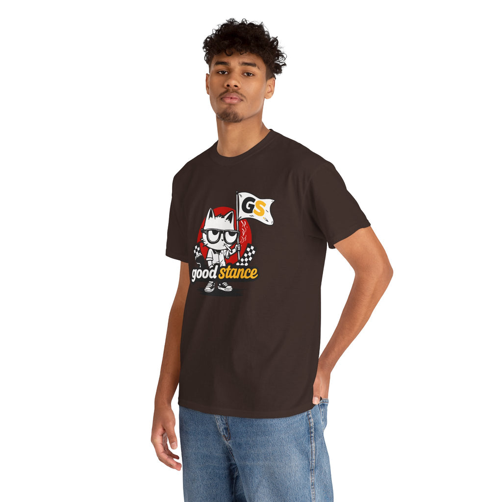 Good Stance Cat graphic tee