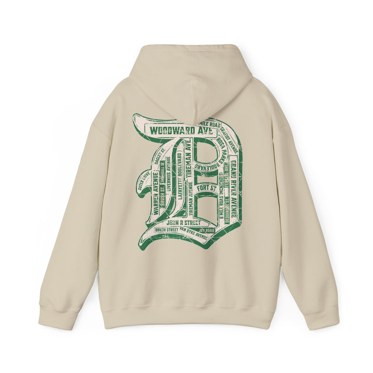 Detroit Barbed Street signs Hoodie