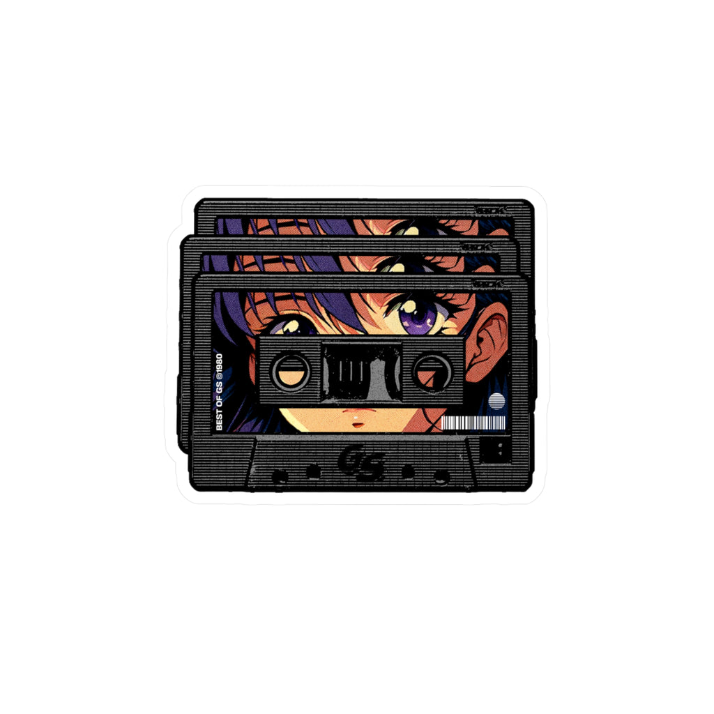 GS Purple Cassette Vinyl Decal
