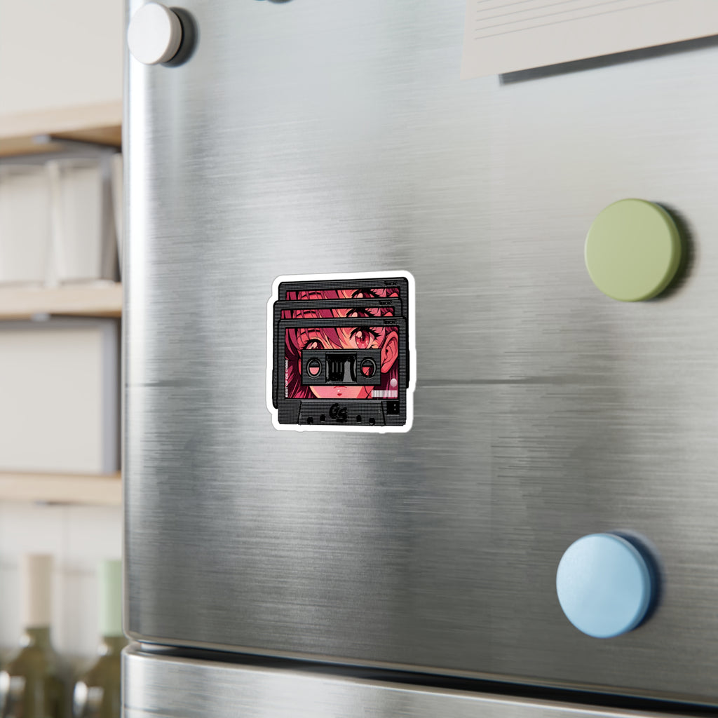 Pink Cassette Vinyl Decal