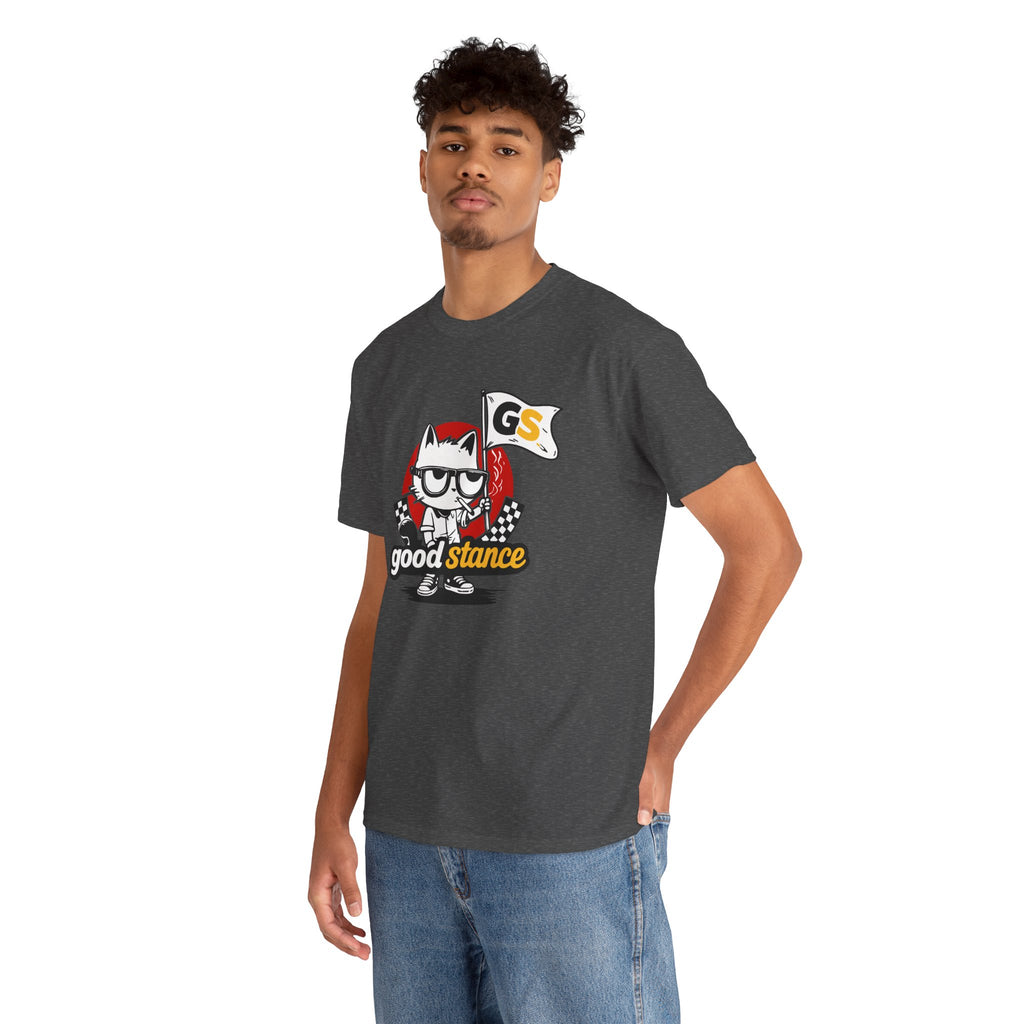 Good Stance Cat graphic tee