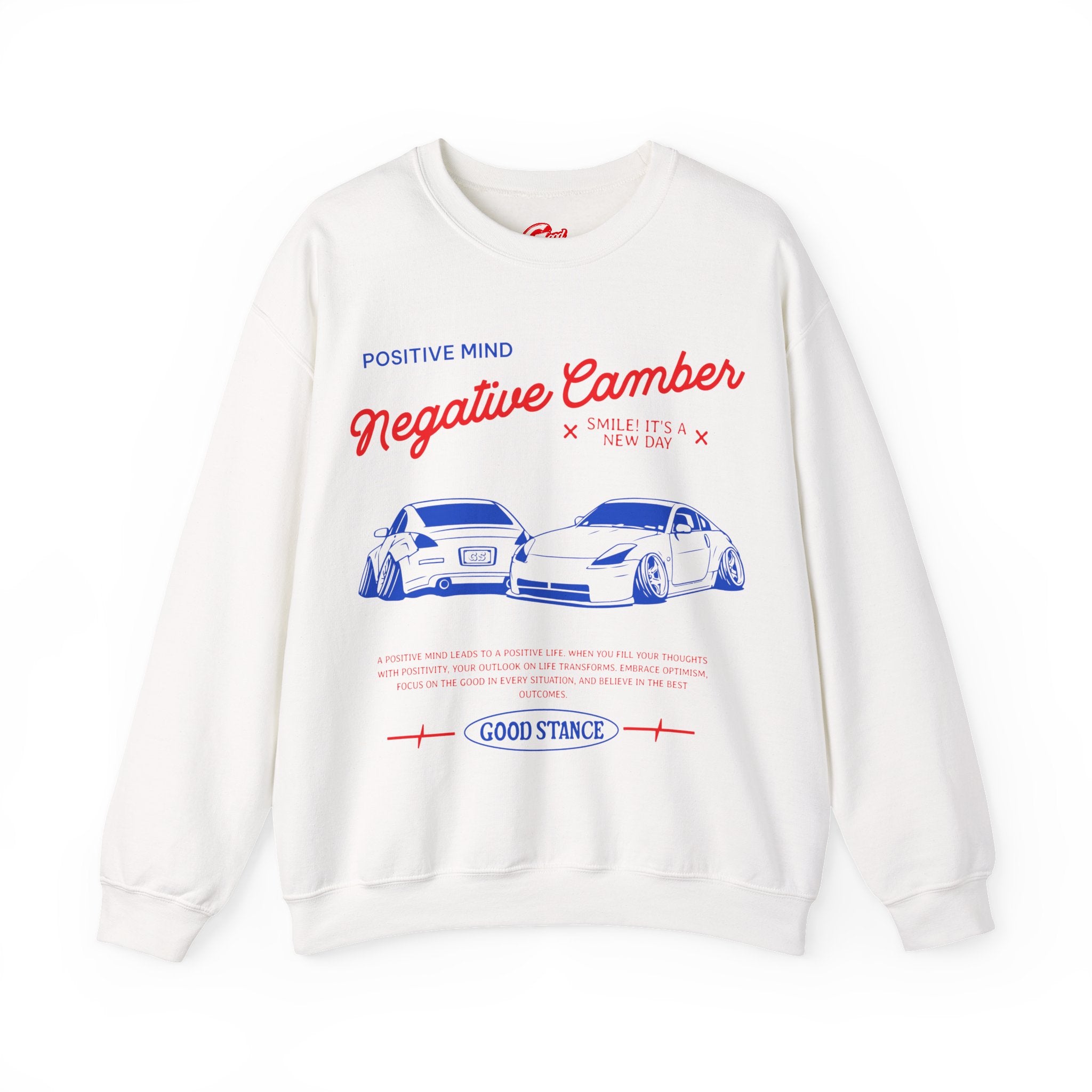 Positive Mind/Negative Camber Crewneck Sweatshirt