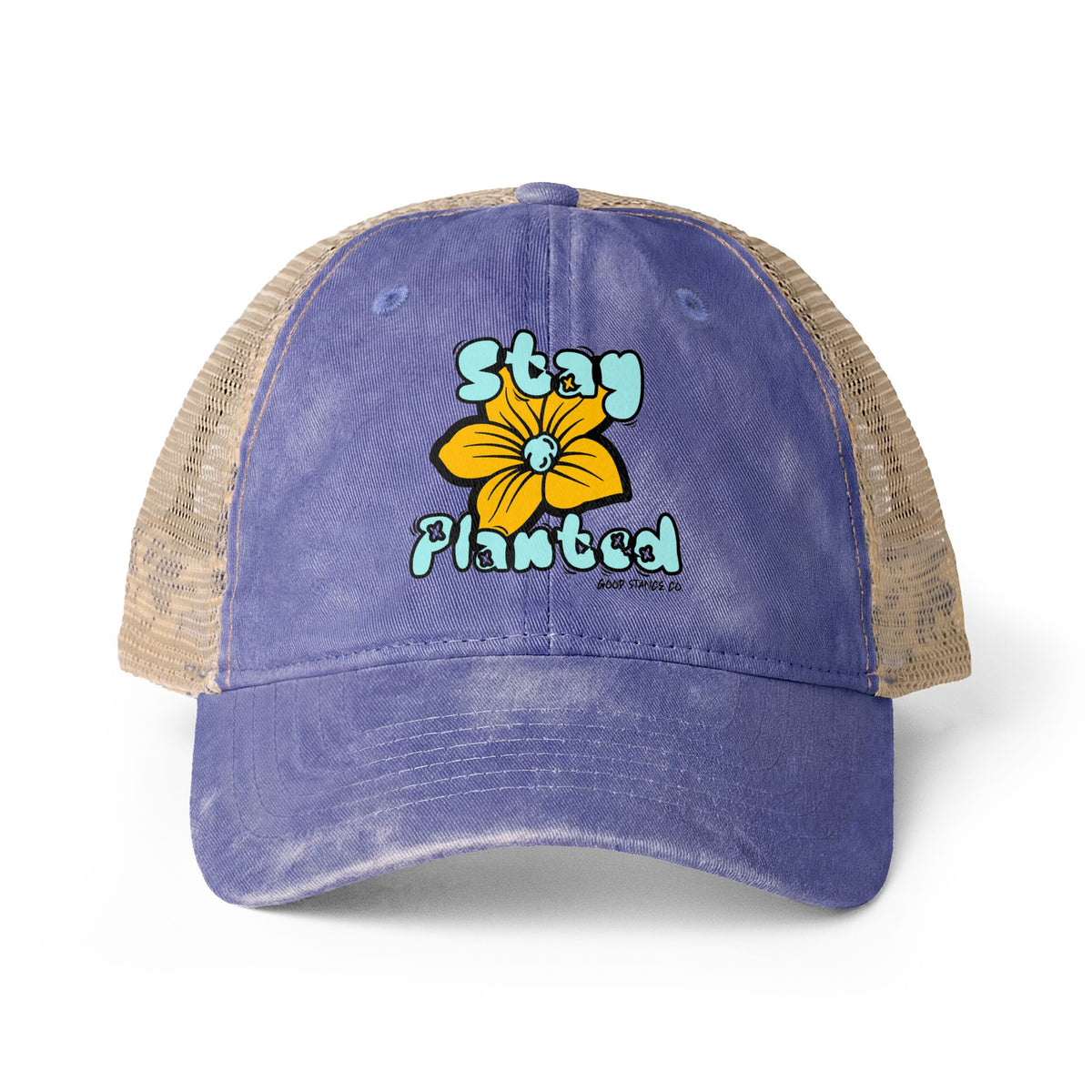Stay Planted Women's Washed Mesh-Back Cap