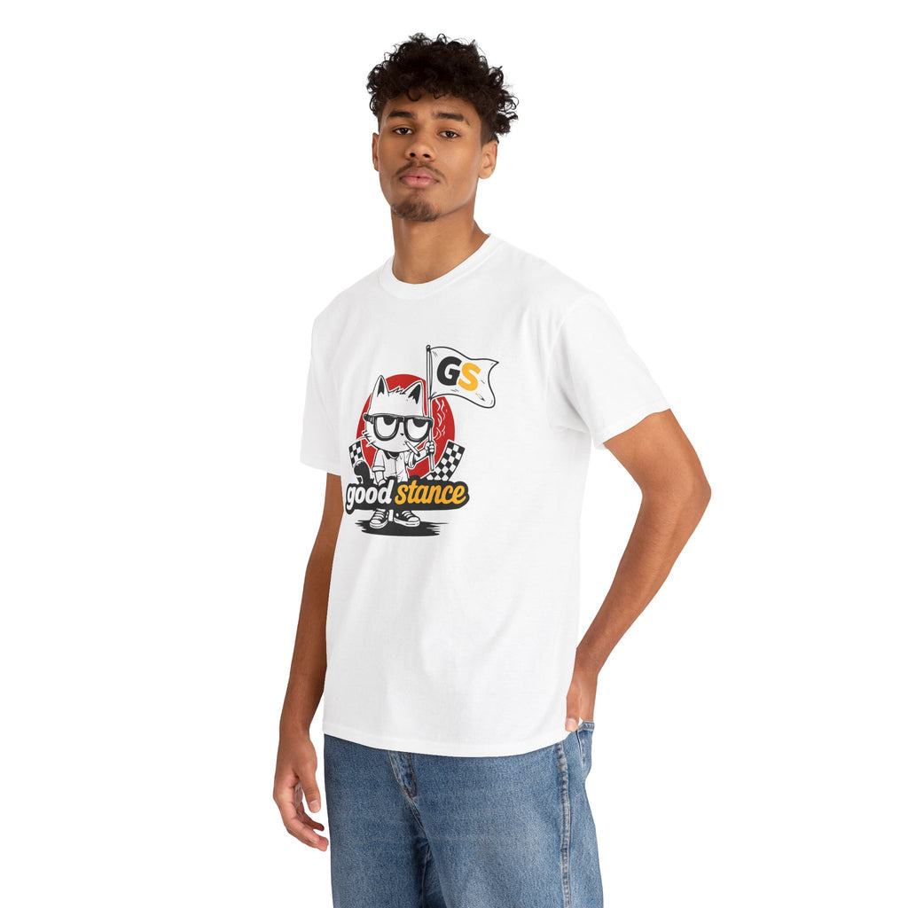 Good Stance Cat graphic tee