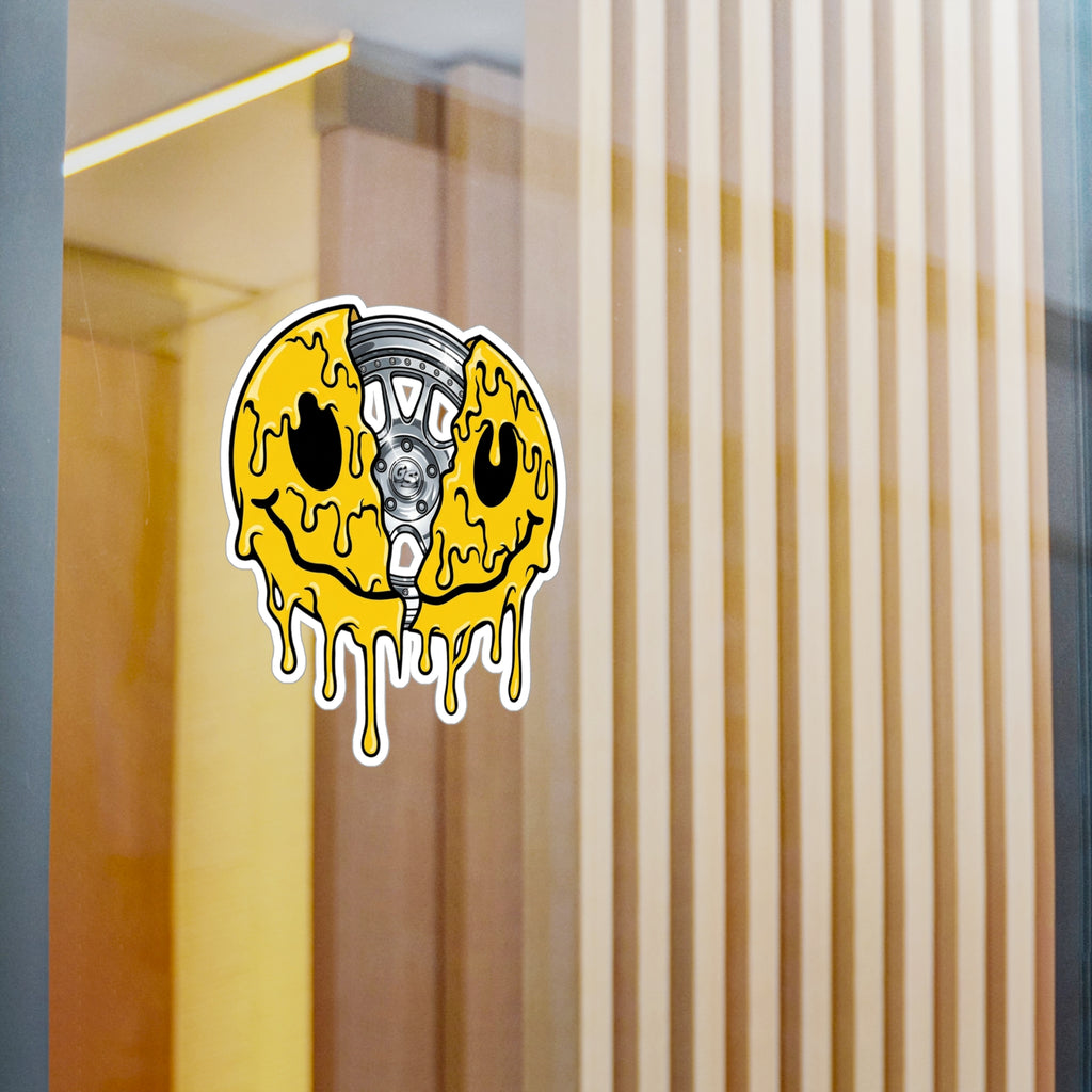 GS Wheely Happy Vinyl Decal