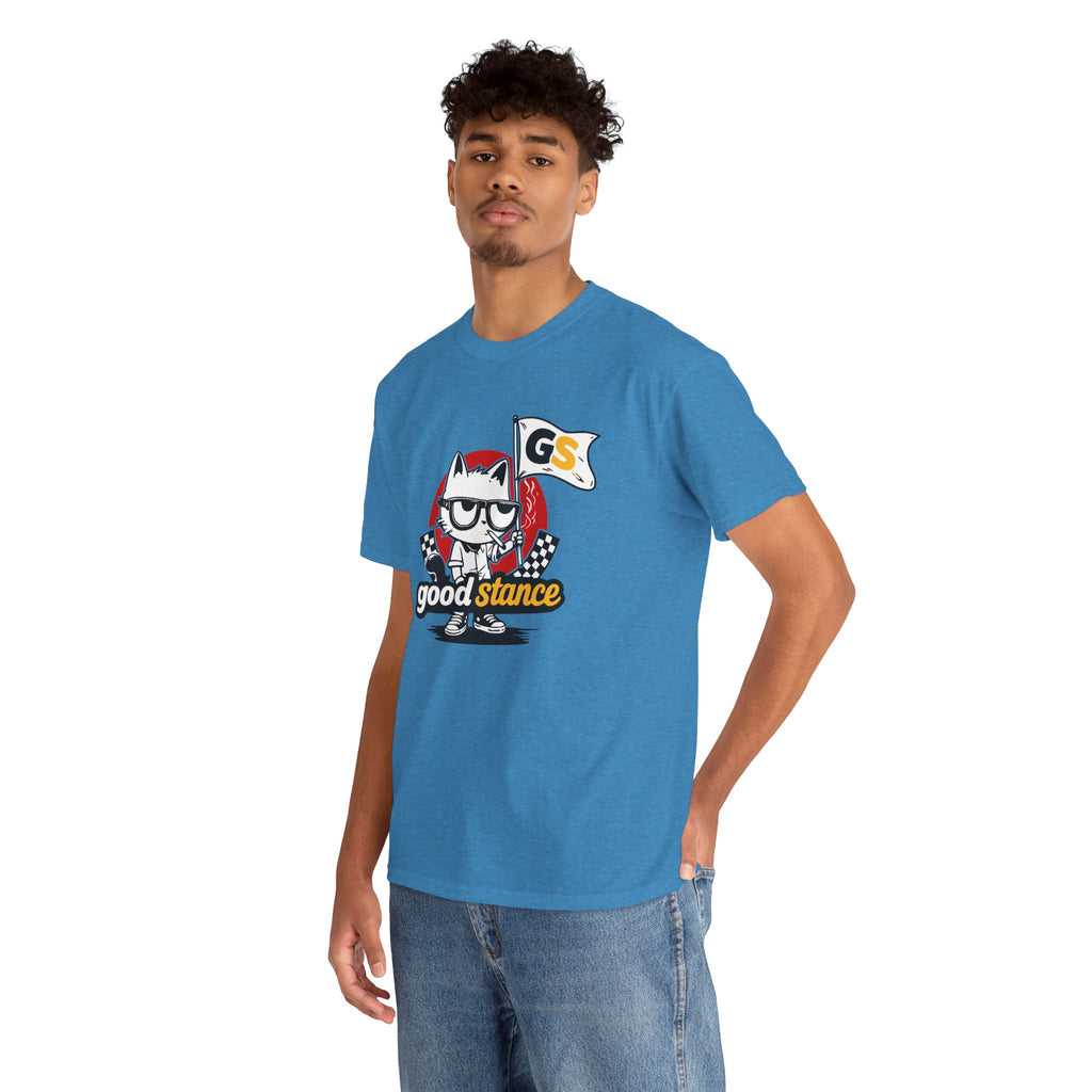 Good Stance Cat graphic tee