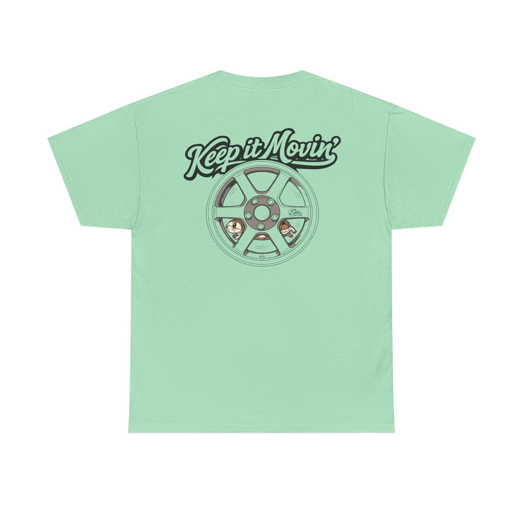Keep It Movin' wheel Tee