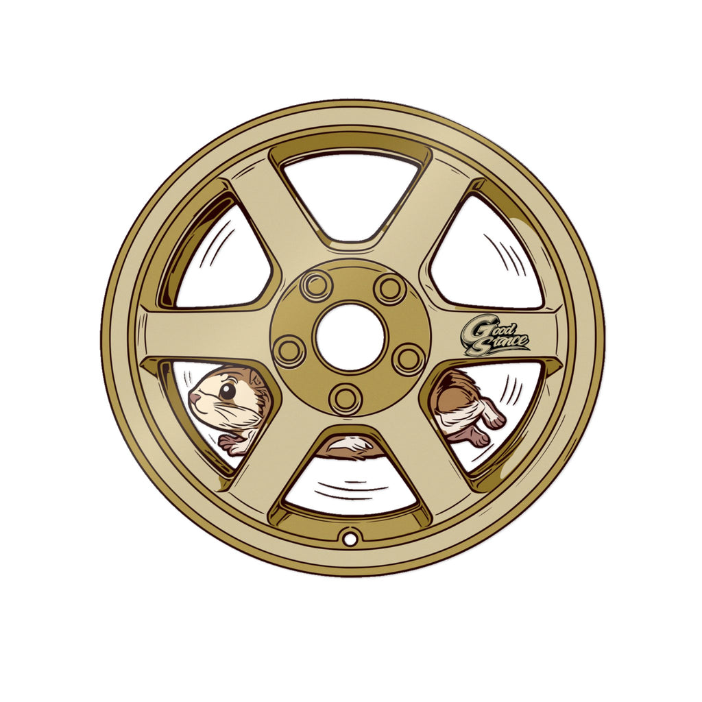 GS Hamster Wheel Sticker