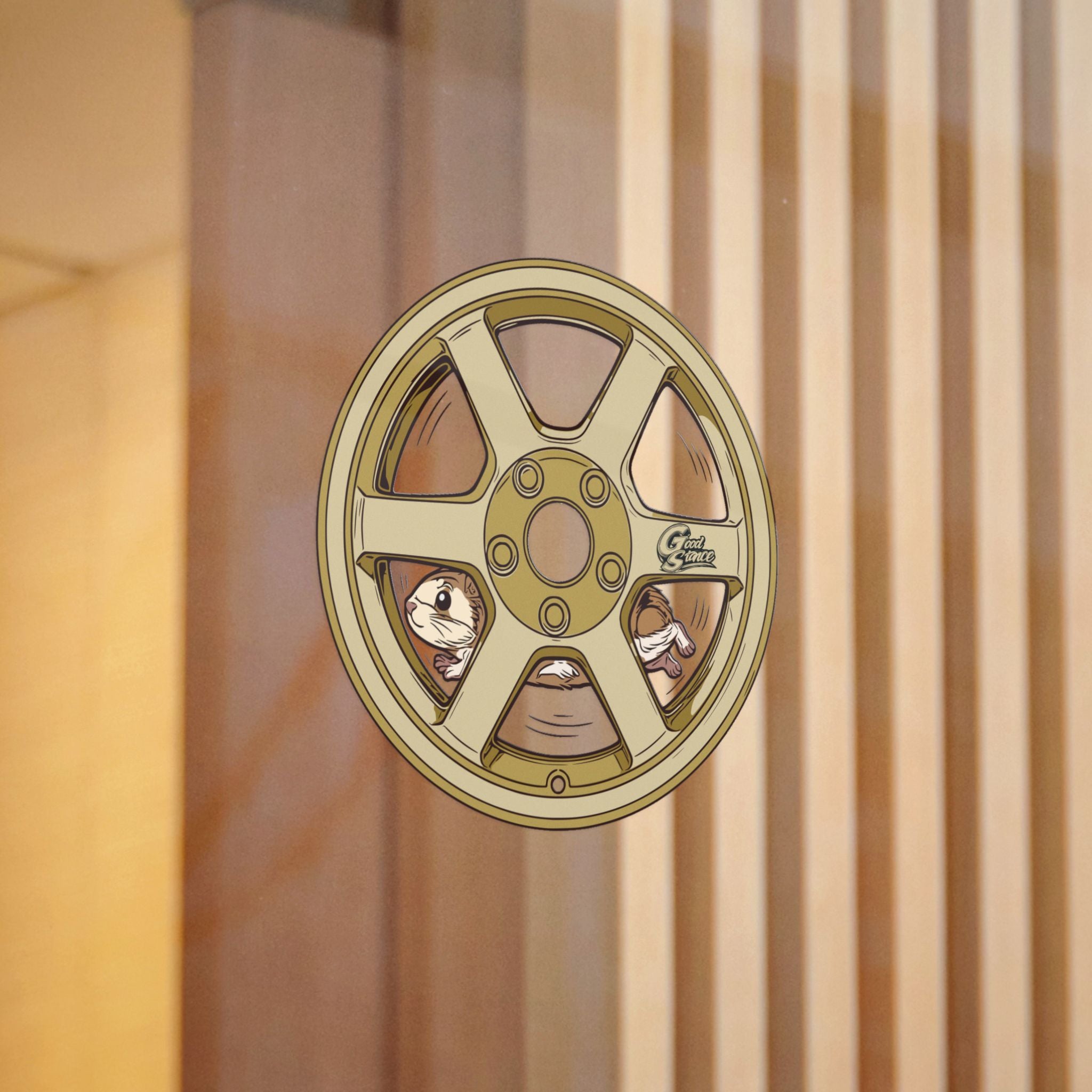 GS Hamster Wheel Sticker