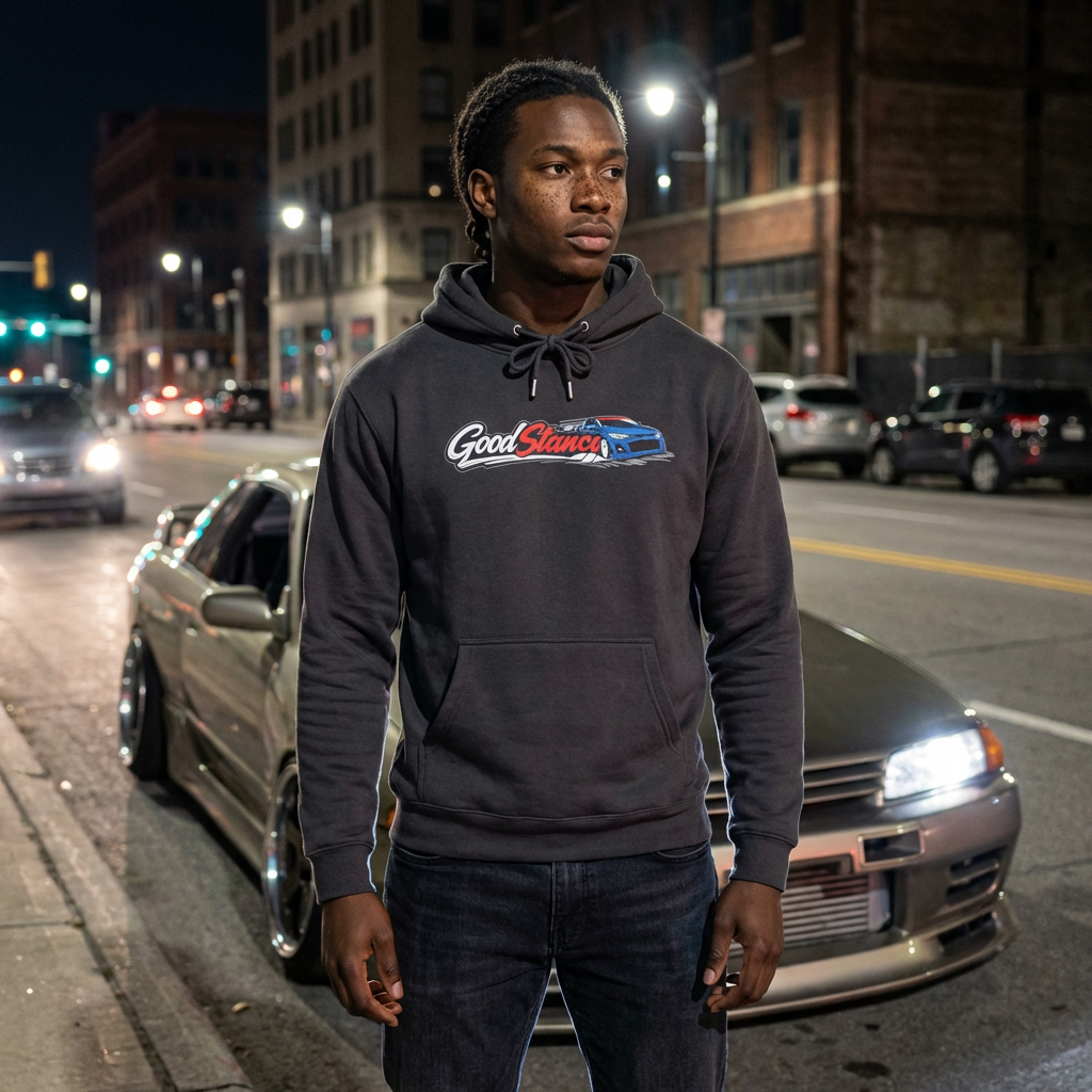 Stanced Blue Scion Hoodie