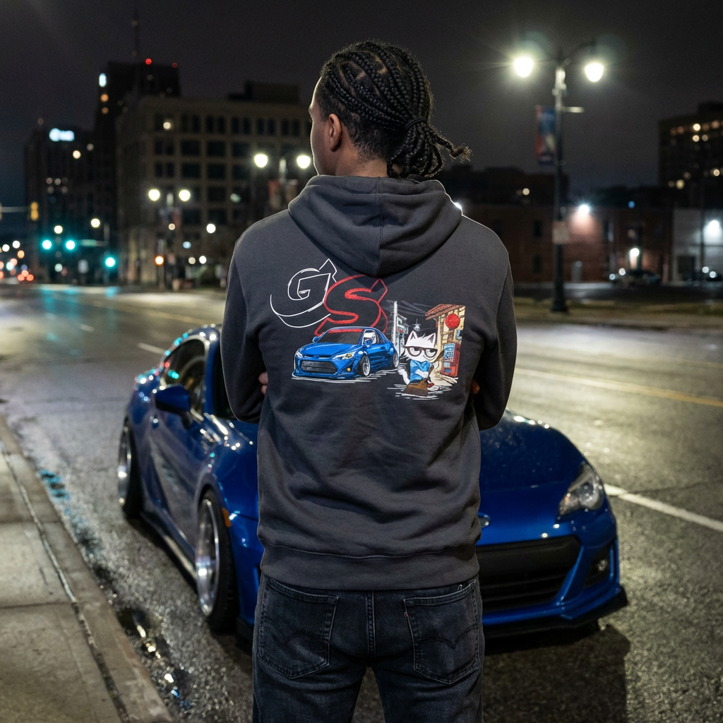 Stanced Blue Scion Hoodie
