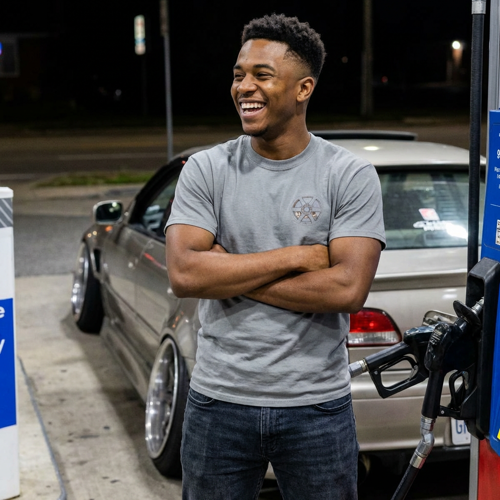 Keep It Movin' wheel Tee