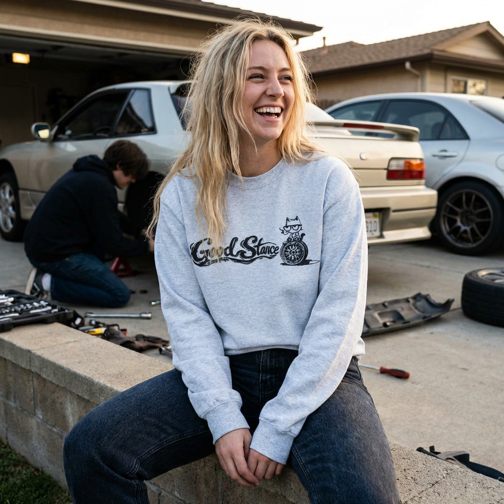 Good Stance Wheel Perch Sweatshirt
