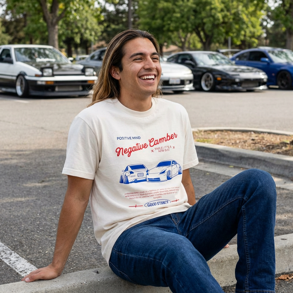 Positive Mind/Negative Camber Tee