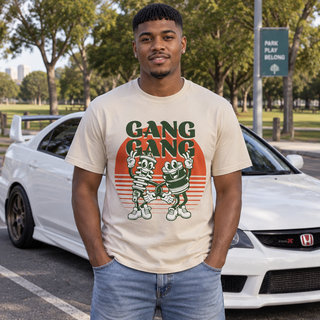 GS Gang Gang Cartoon T-Shirt