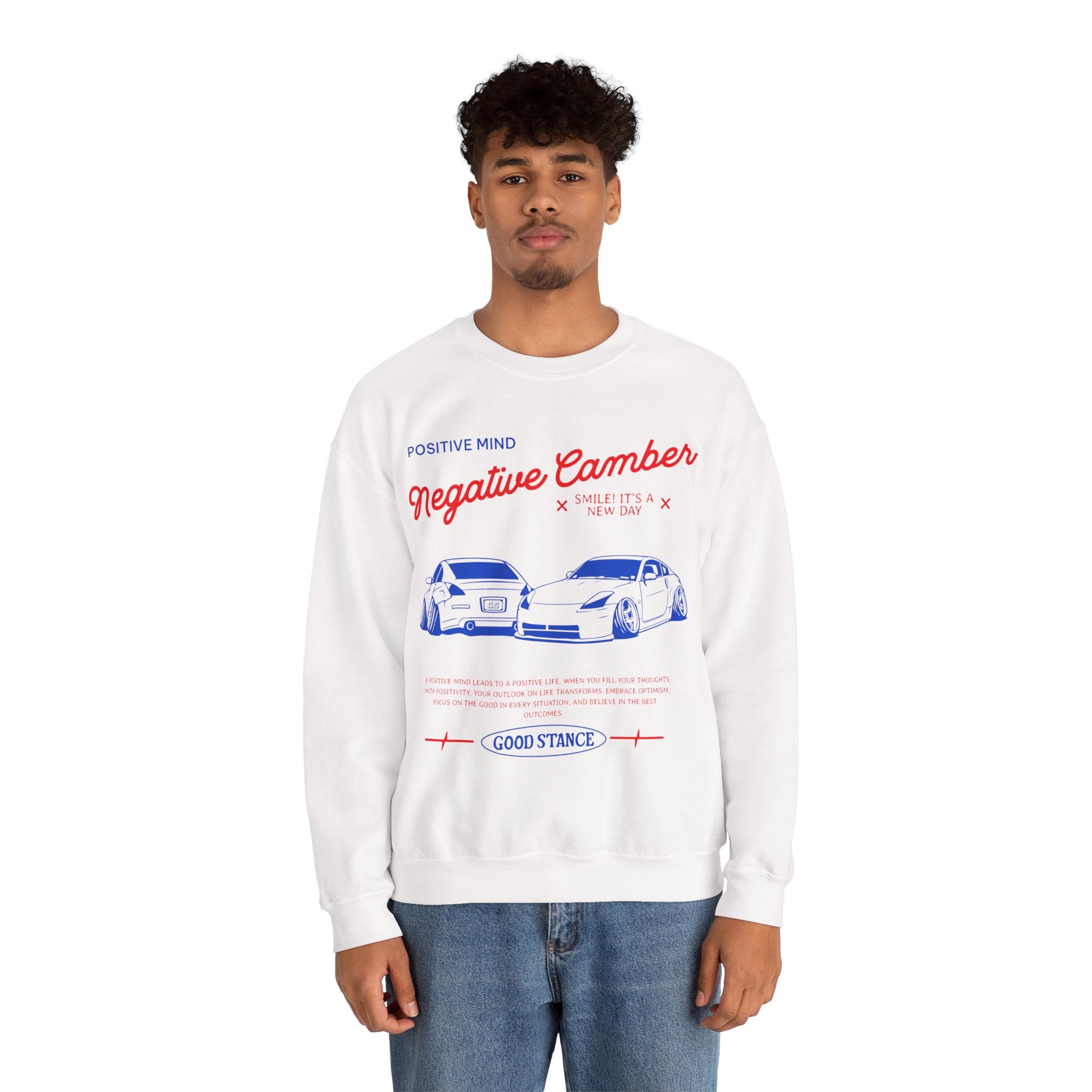 Positive Mind/Negative Camber Crewneck Sweatshirt