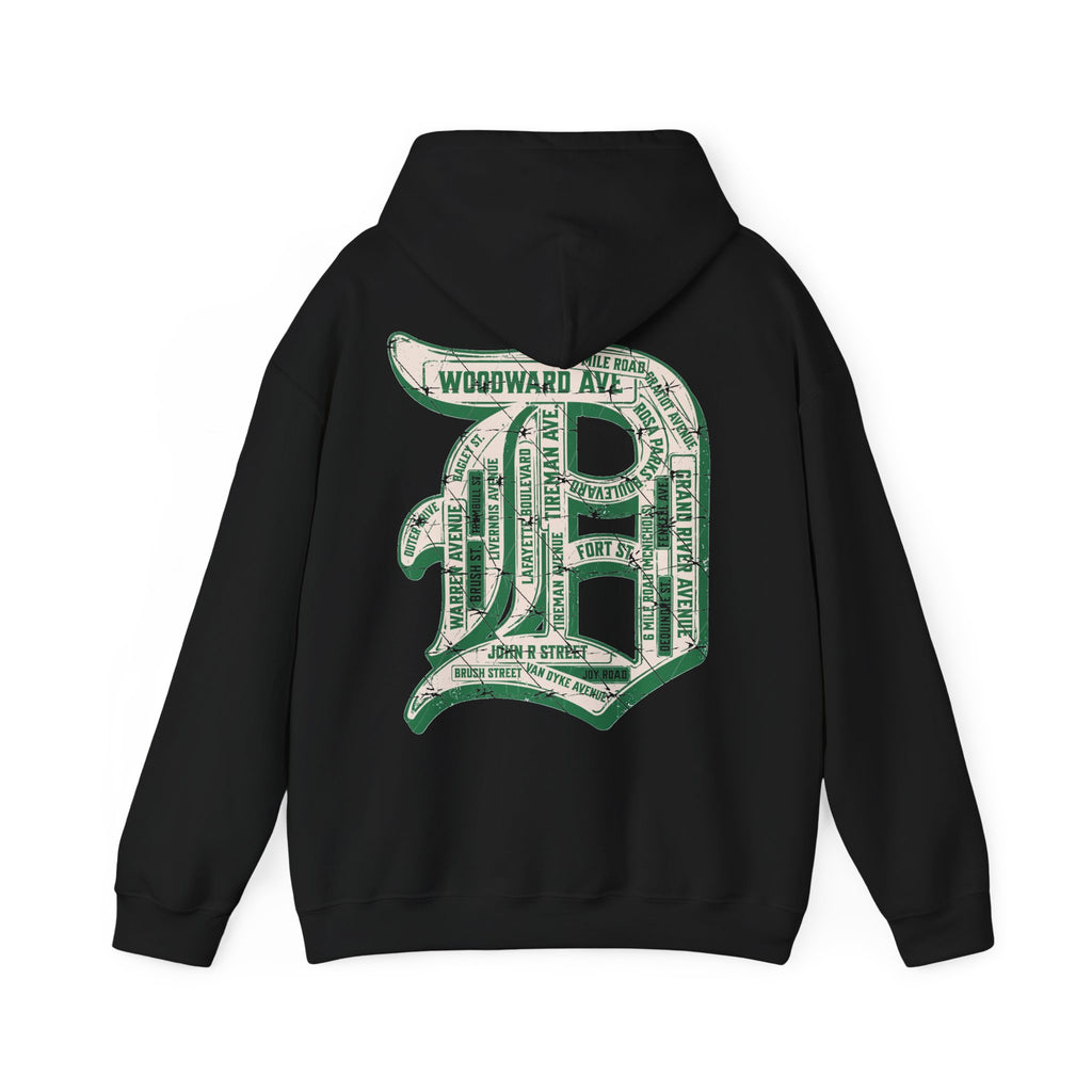 Detroit Barbed Street signs Hoodie