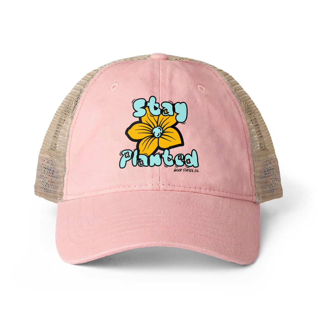 Stay Planted Women's Washed Mesh-Back Cap