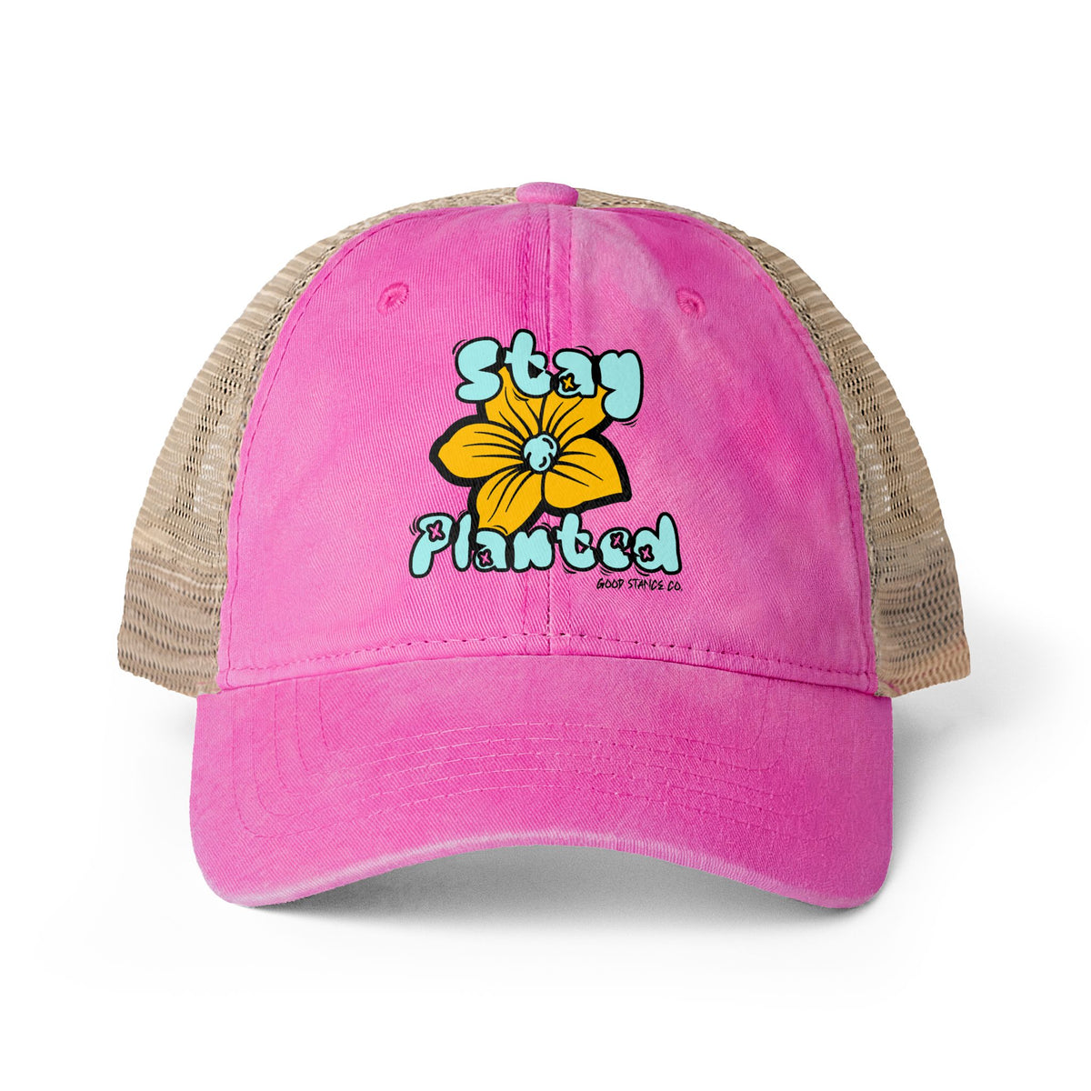 Stay Planted Women's Washed Mesh-Back Cap