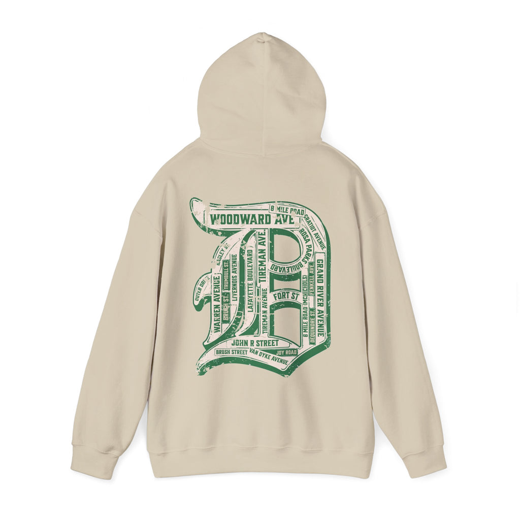 Detroit Vintage Street signs Hoodie