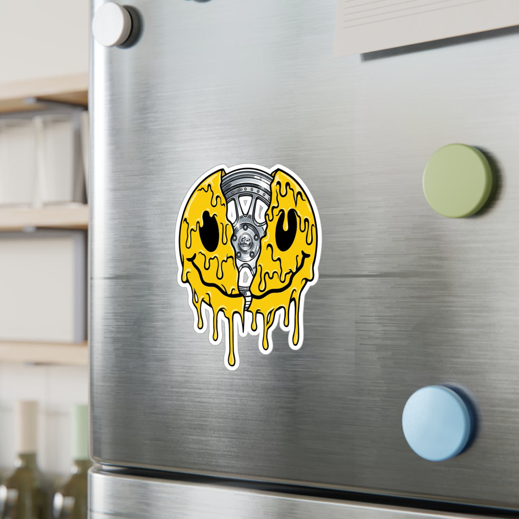 GS Wheely Happy Vinyl Decal