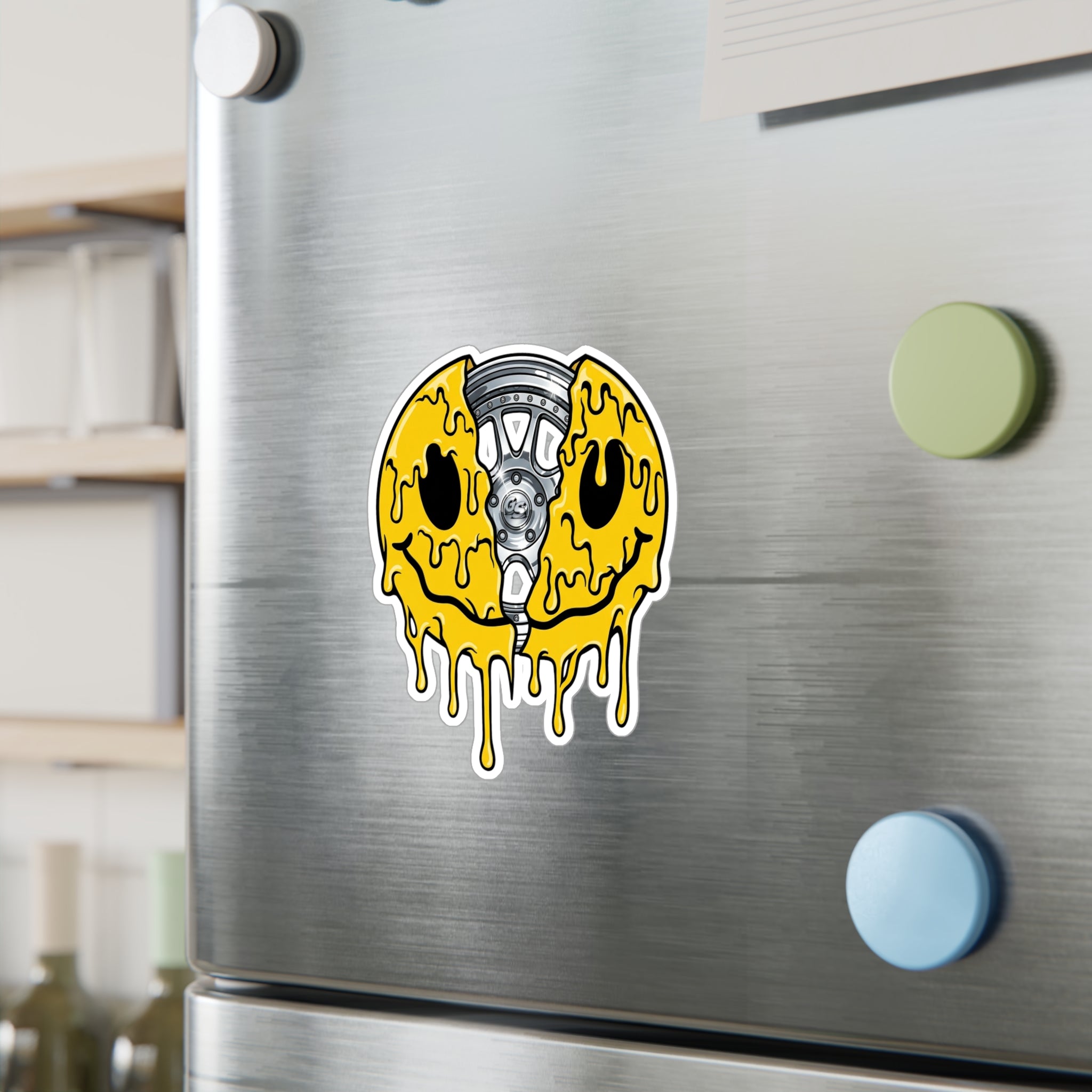 GS Wheely Happy Vinyl Decal