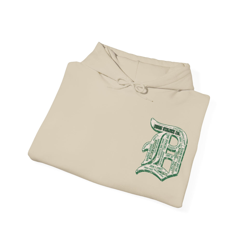 Detroit Barbed Street signs Hoodie