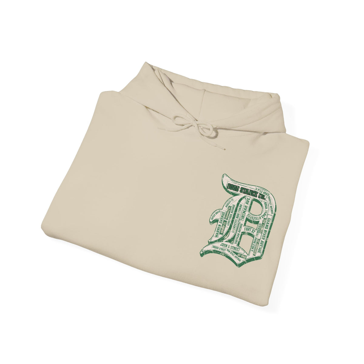 Detroit Barbed Street signs Hoodie