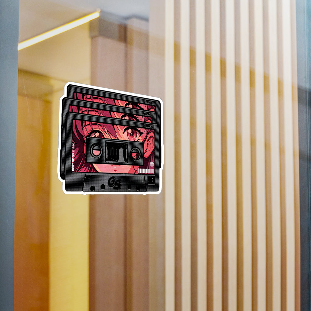 Pink Cassette Vinyl Decal