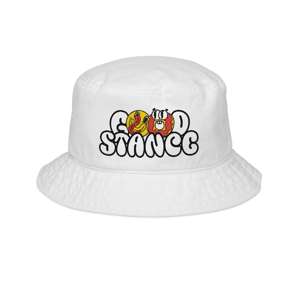 Bad Donut Bucket Hat White