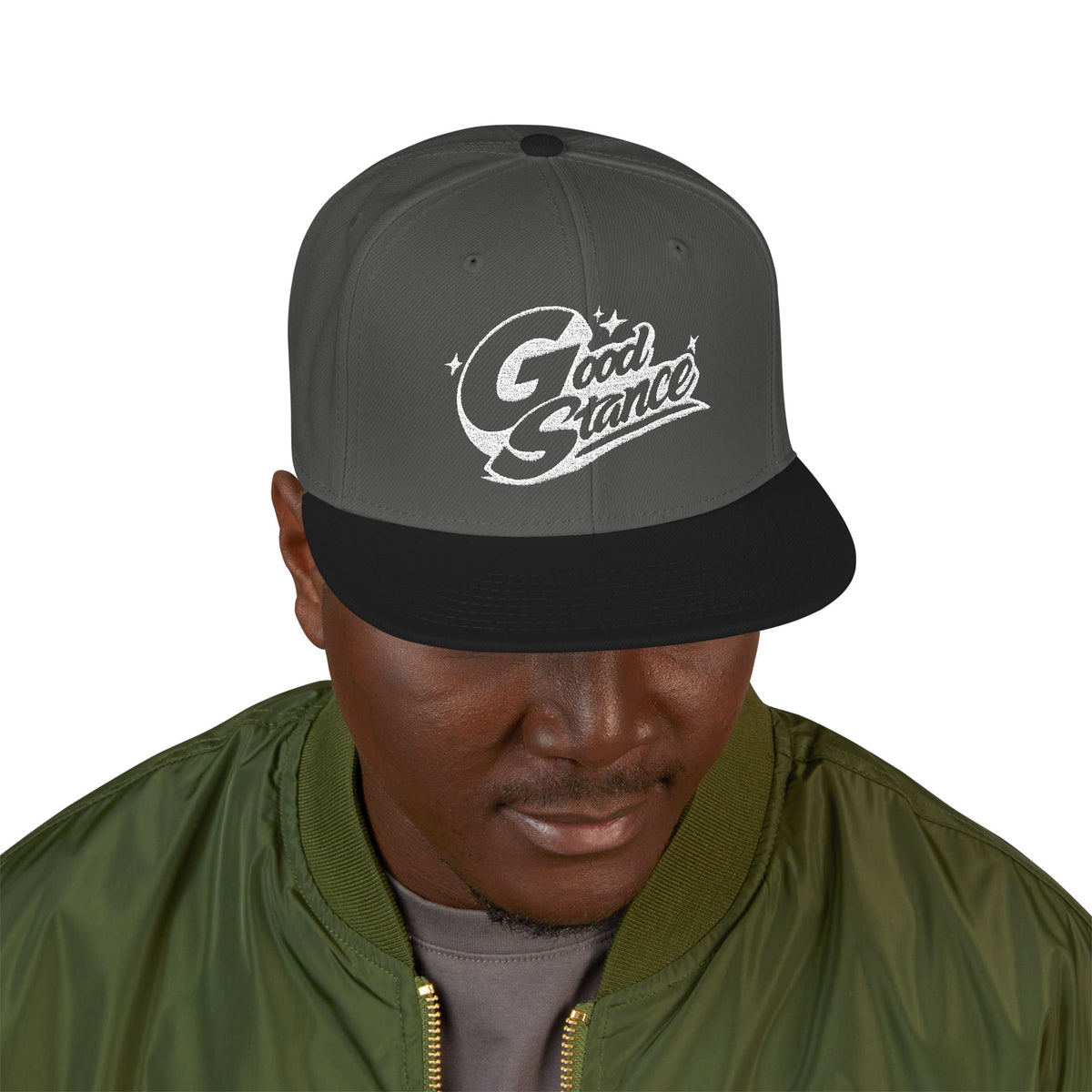 Good Stance Logo Embroidered Snapback Hat