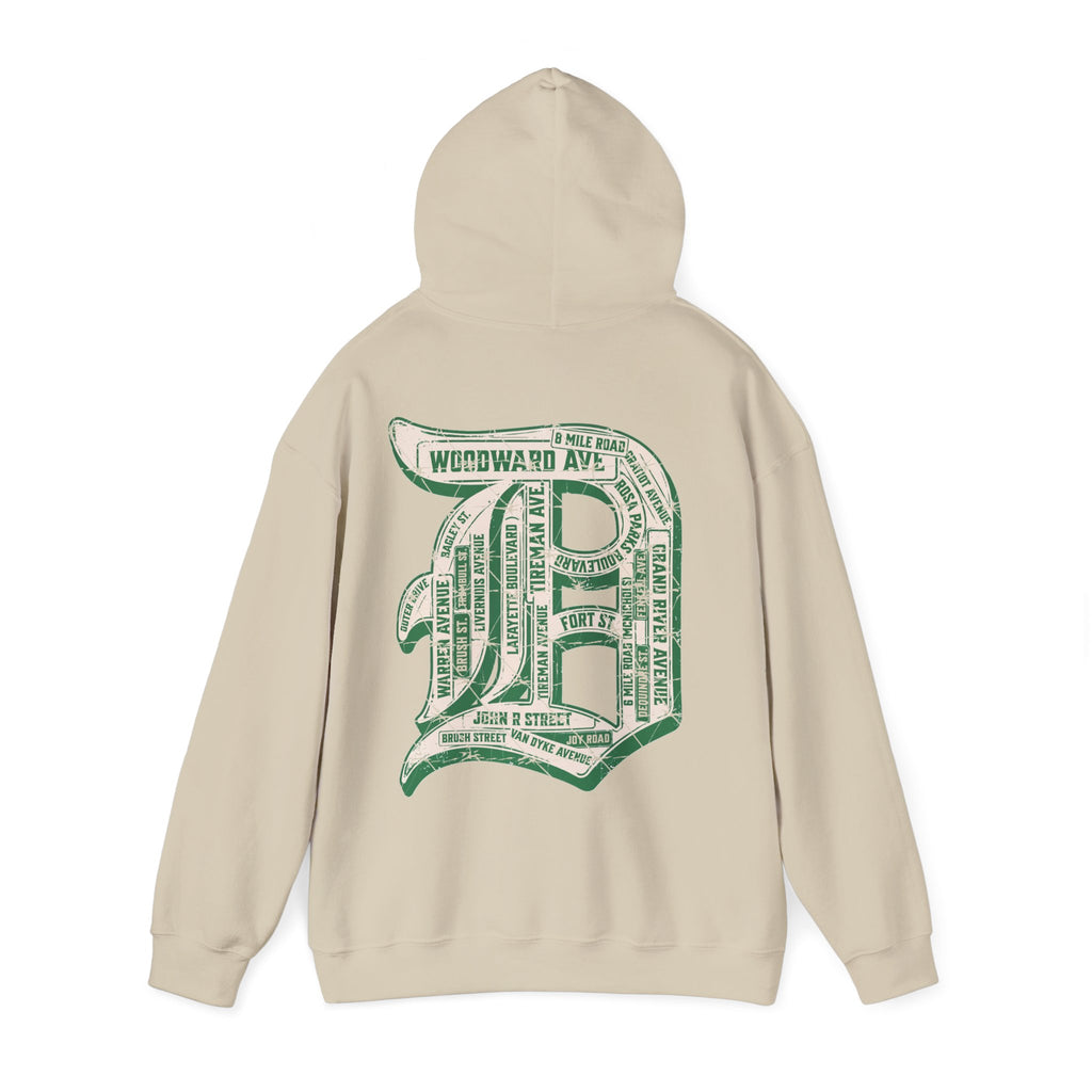 Detroit Barbed Street signs Hoodie