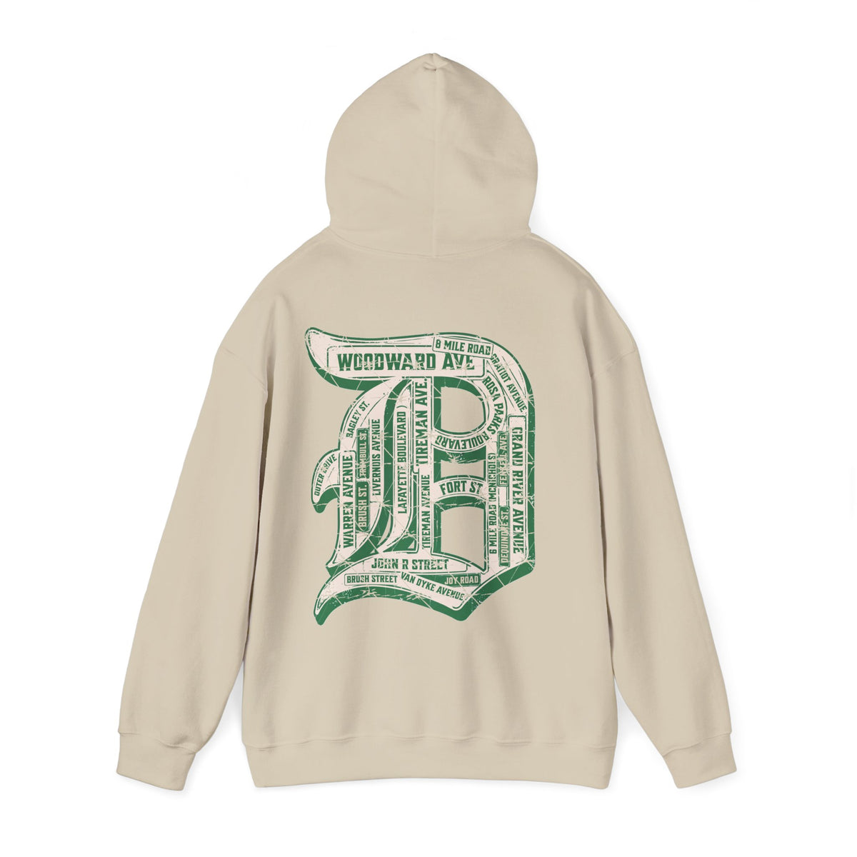 Detroit Barbed Street signs Hoodie