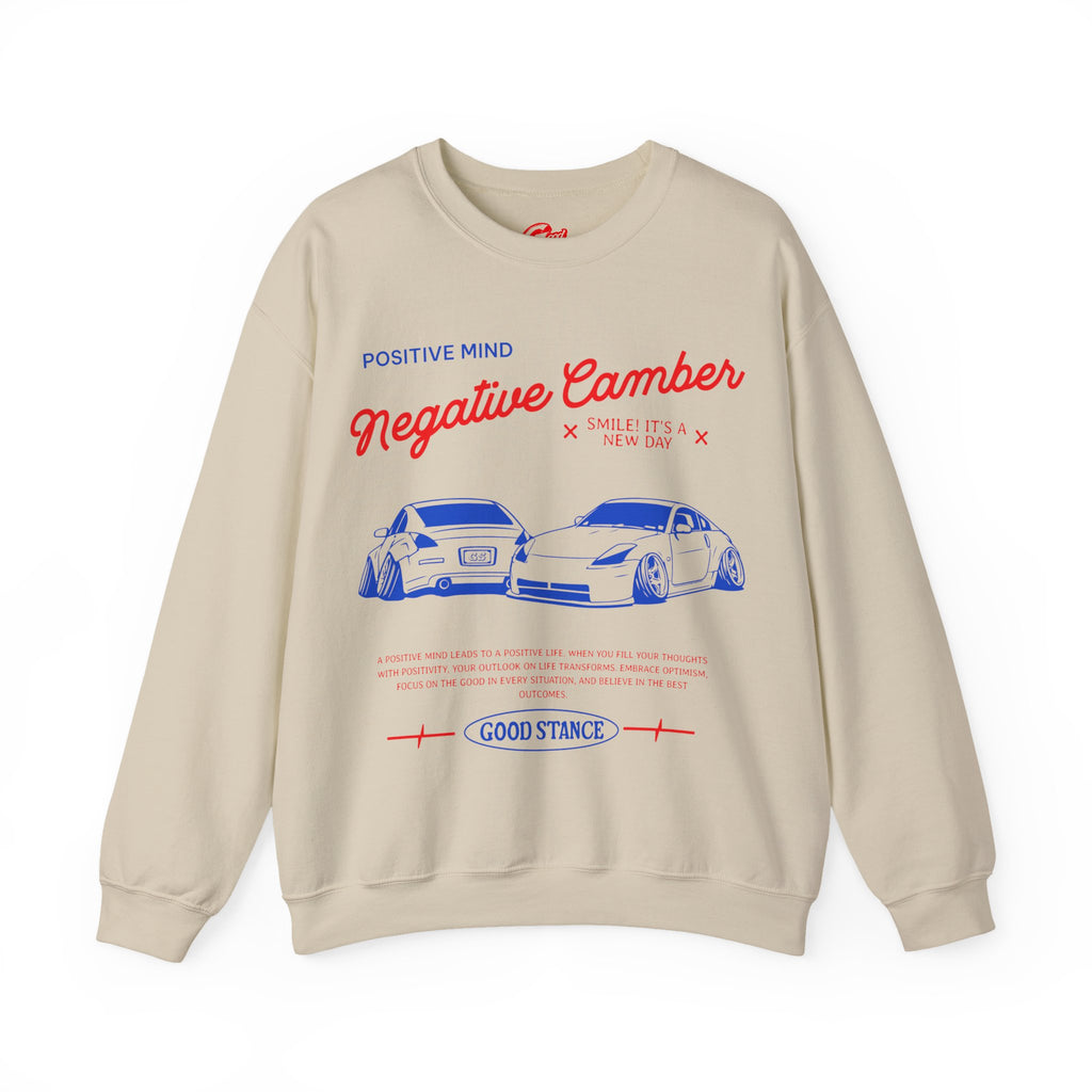 Positive Mind/Negative Camber Crewneck Sweatshirt