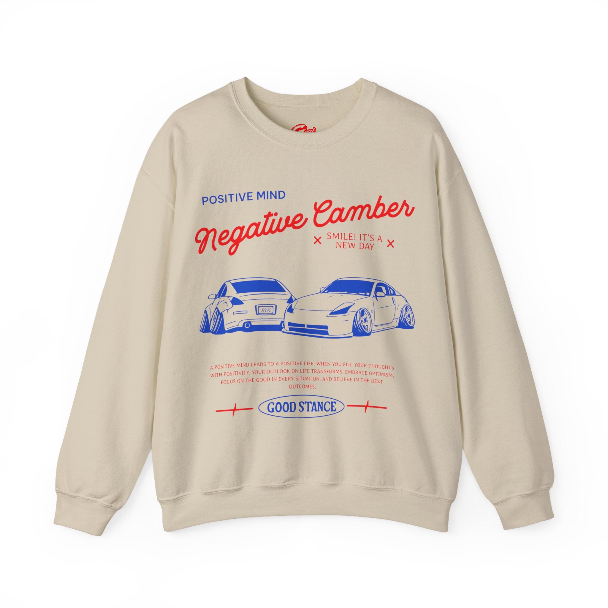 Positive Mind/Negative Camber Crewneck Sweatshirt